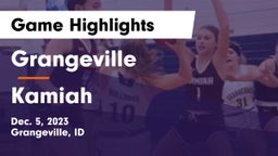 Grangeville  vs Kamiah Game Highlights - Dec. 5, 2023