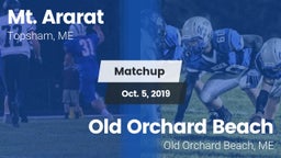 Matchup: Mt. Ararat High vs. Old Orchard Beach  2019