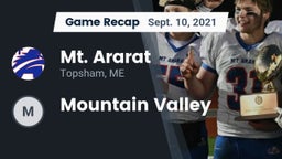Recap: Mt. Ararat  vs. Mountain Valley  2021