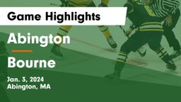 Abington  vs Bourne Game Highlights - Jan. 3, 2024
