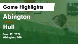 Abington  vs Hull  Game Highlights - Jan. 12, 2024