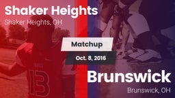 Matchup: Shaker Heights High  vs. Brunswick  2016
