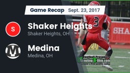 Recap: Shaker Heights  vs. Medina  2017
