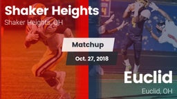 Matchup: Shaker Heights High  vs. Euclid  2018