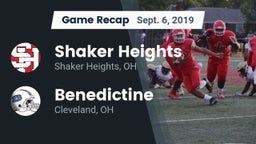 Recap: Shaker Heights  vs. Benedictine  2019