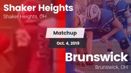 Matchup: Shaker Heights High  vs. Brunswick  2019