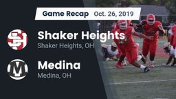Recap: Shaker Heights  vs. Medina  2019