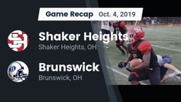 Recap: Shaker Heights  vs. Brunswick  2019