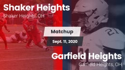 Matchup: Shaker Heights High  vs. Garfield Heights  2020