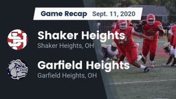 Recap: Shaker Heights  vs. Garfield Heights  2020