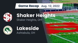 Recap: Shaker Heights  vs. Lakeside  2022