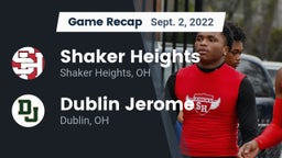 Recap: Shaker Heights  vs. Dublin Jerome  2022