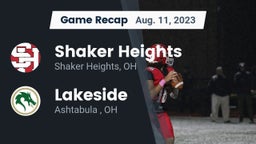 Recap: Shaker Heights  vs. Lakeside  2023
