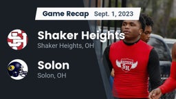 Recap: Shaker Heights  vs. Solon  2023