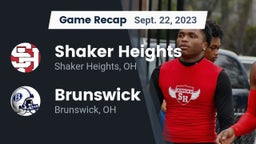 Recap: Shaker Heights  vs. Brunswick  2023