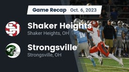 Recap: Shaker Heights  vs. Strongsville  2023