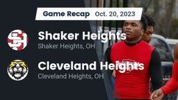 Recap: Shaker Heights  vs. Cleveland Heights  2023