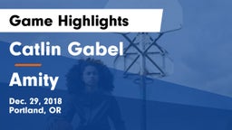 Catlin Gabel  vs Amity Game Highlights - Dec. 29, 2018