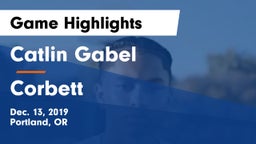 Catlin Gabel  vs Corbett  Game Highlights - Dec. 13, 2019