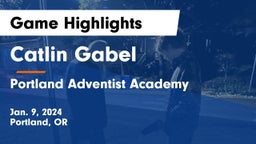 Catlin Gabel  vs Portland Adventist Academy Game Highlights - Jan. 9, 2024