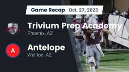 Recap: Trivium Prep Academy vs. Antelope  2023
