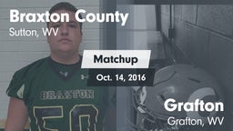 Matchup: Braxton County High  vs. Grafton  2016