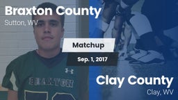 Matchup: Braxton County High  vs. Clay County  2017