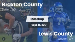 Matchup: Braxton County High  vs. Lewis County  2017