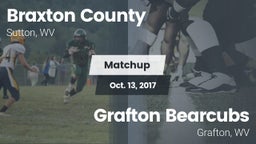 Matchup: Braxton County High  vs. Grafton Bearcubs 2017