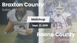 Matchup: Braxton County High  vs. Roane County  2018