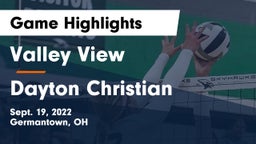 Valley View  vs Dayton Christian  Game Highlights - Sept. 19, 2022
