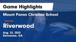 Mount Paran Christian School vs Riverwood  Game Highlights - Aug. 22, 2023