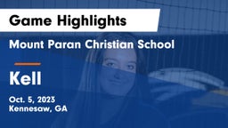 Mount Paran Christian School vs Kell  Game Highlights - Oct. 5, 2023