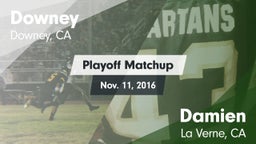 Matchup: Downey  vs. Damien  2016