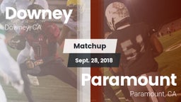 Matchup: Downey  vs. Paramount  2018