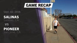 Recap: Salinas  vs. Pioneer  2016