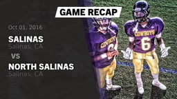 Recap: Salinas  vs. North Salinas  2016