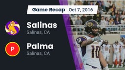 Recap: Salinas  vs. Palma  2016