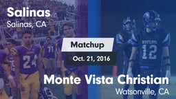 Matchup: Salinas  vs. Monte Vista Christian  2016