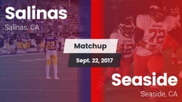 Matchup: Salinas  vs. Seaside  2017