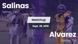 Matchup: Salinas  vs. Alvarez  2018