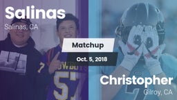 Matchup: Salinas  vs. Christopher  2018