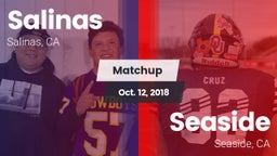 Matchup: Salinas  vs. Seaside  2018