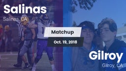 Matchup: Salinas  vs. Gilroy  2018