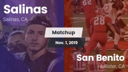 Matchup: Salinas  vs. San Benito  2019