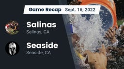 Recap: Salinas  vs. Seaside  2022