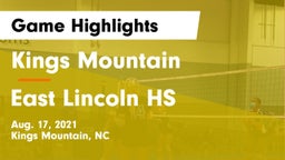 Kings Mountain  vs East Lincoln HS Game Highlights - Aug. 17, 2021