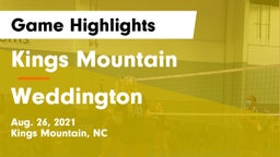 Kings Mountain  vs Weddington  Game Highlights - Aug. 26, 2021