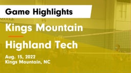 Kings Mountain  vs Highland Tech  Game Highlights - Aug. 15, 2022