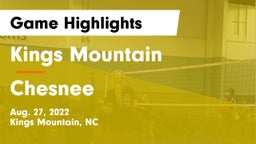 Kings Mountain  vs Chesnee Game Highlights - Aug. 27, 2022